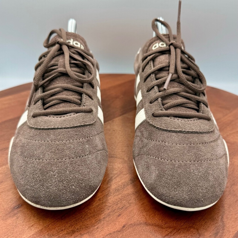 Adidas Grand Court Lo Sneakers Women 9 Brown Earth Strata Off White JQ7226 Retro - Picture 4 of 12